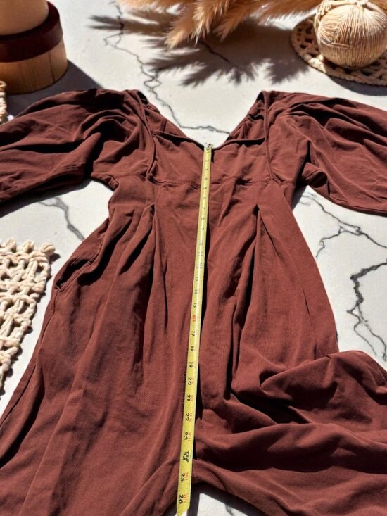 Free People Lotta Love Romper Size Large in Brown Butter Color - Picture 4 of 14